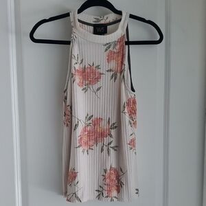 W5 Cream Ribbed Tank Top